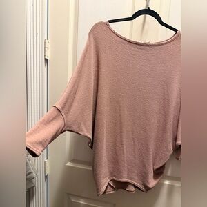 Mauve Dolman style top